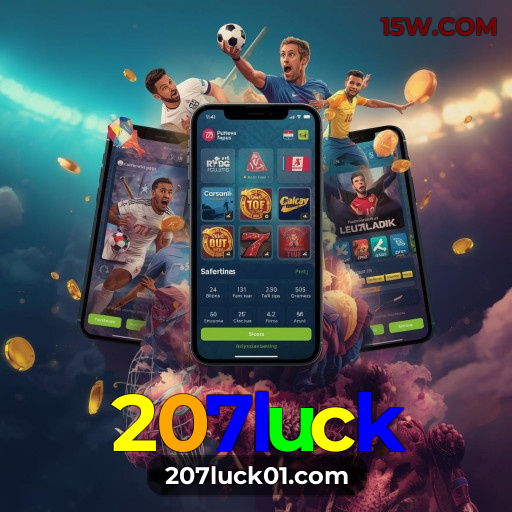 Passo a passo para baixar o app 207luck — ilustração editorial